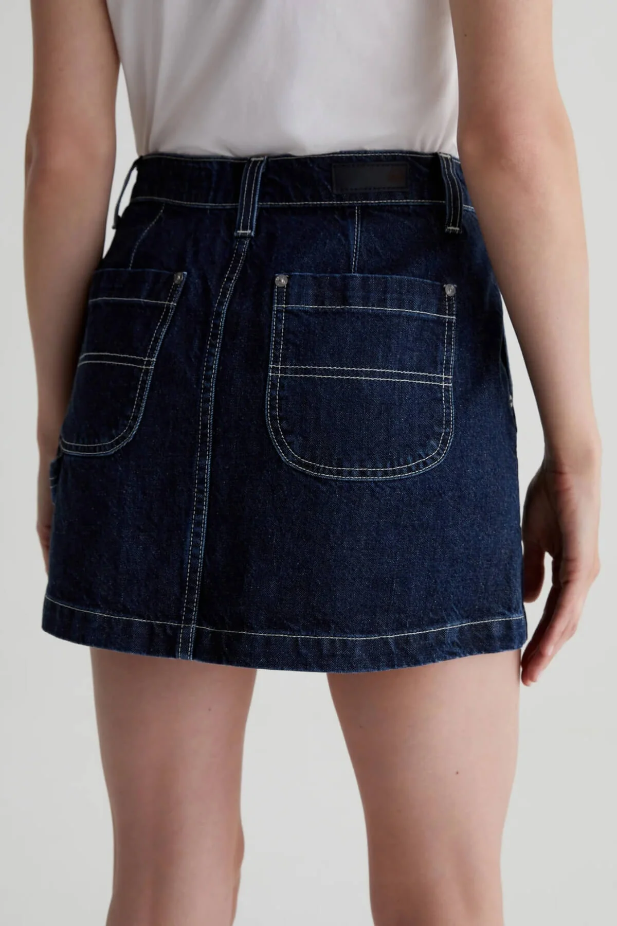 AG Denim Jae Denim Mini Skirt - Interstellar - Image 5