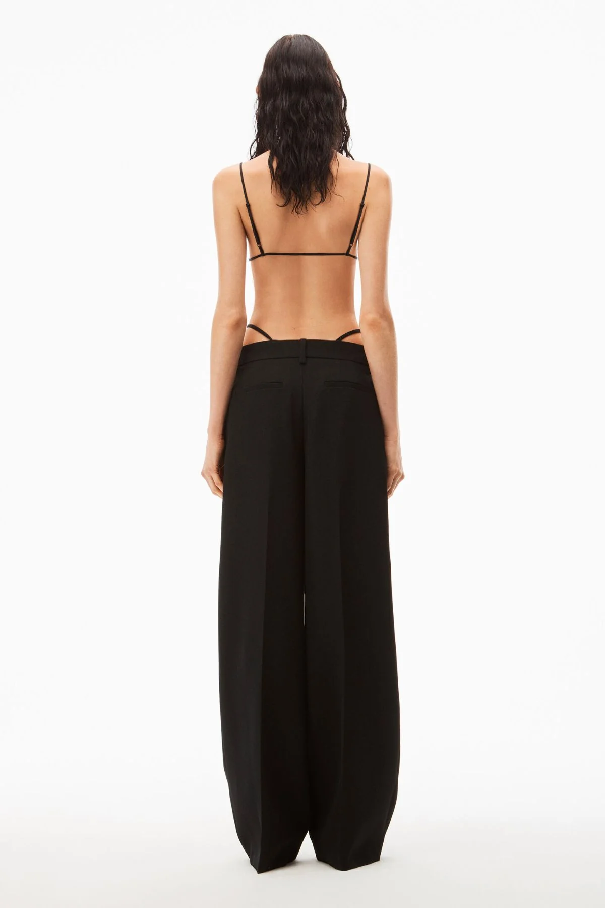 Alexander Wang Crystal Trim Pants - Black - Image 3