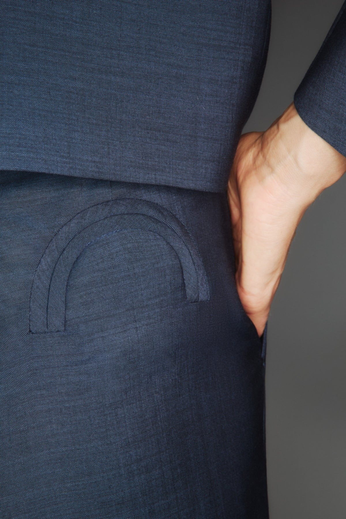 BLAZÉ Milano Aile Fox Pants - Navy - Image 4