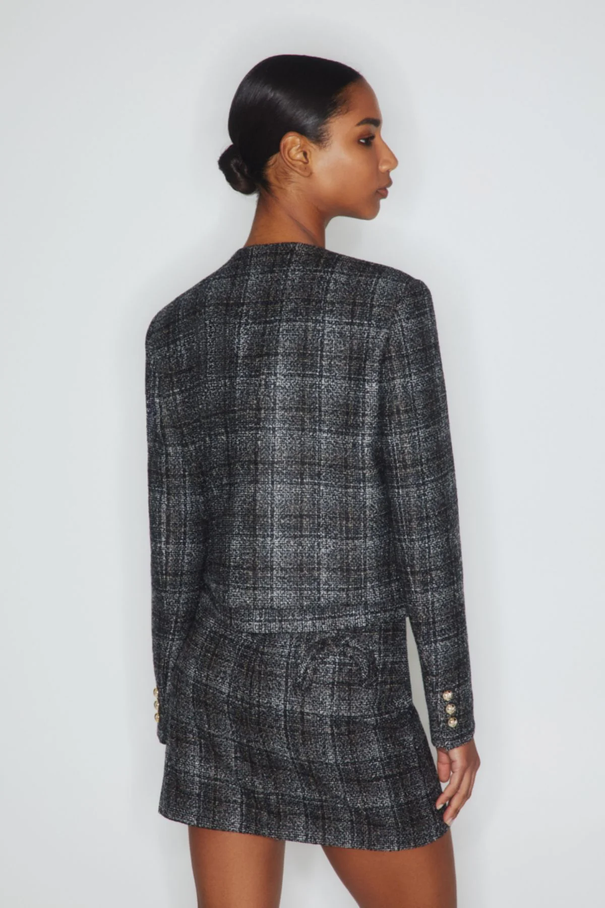 BLAZÉ Milano Lulua Shamo Bolero - Black/ White - Image 3