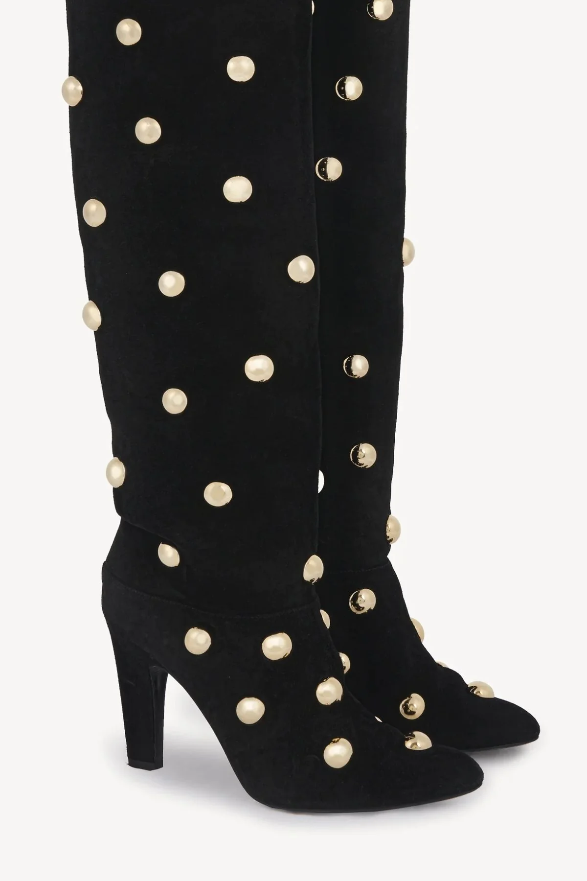 Chloé Eve Over the Knee Boot - Black - Image 4
