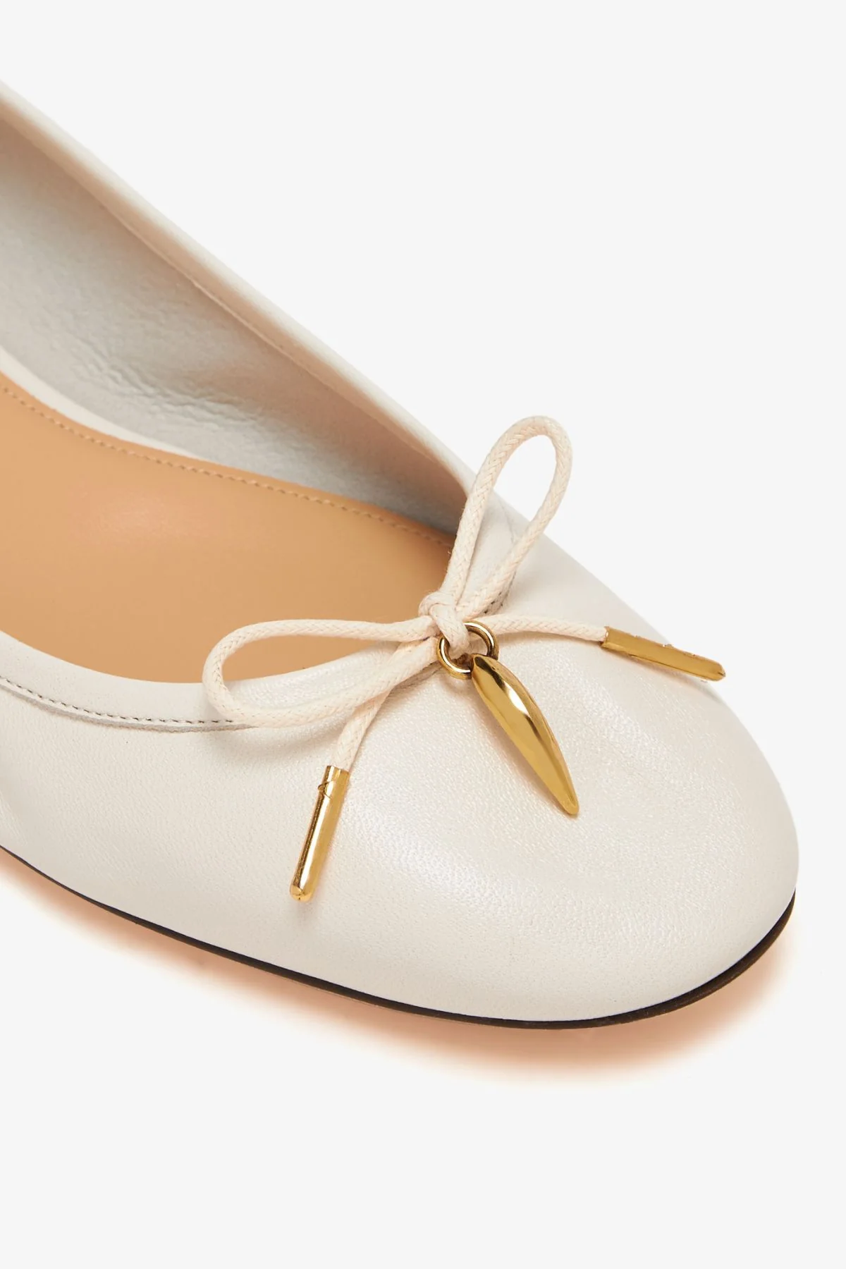 Chloé Iris Ballet Flat - Eggshell - Image 4