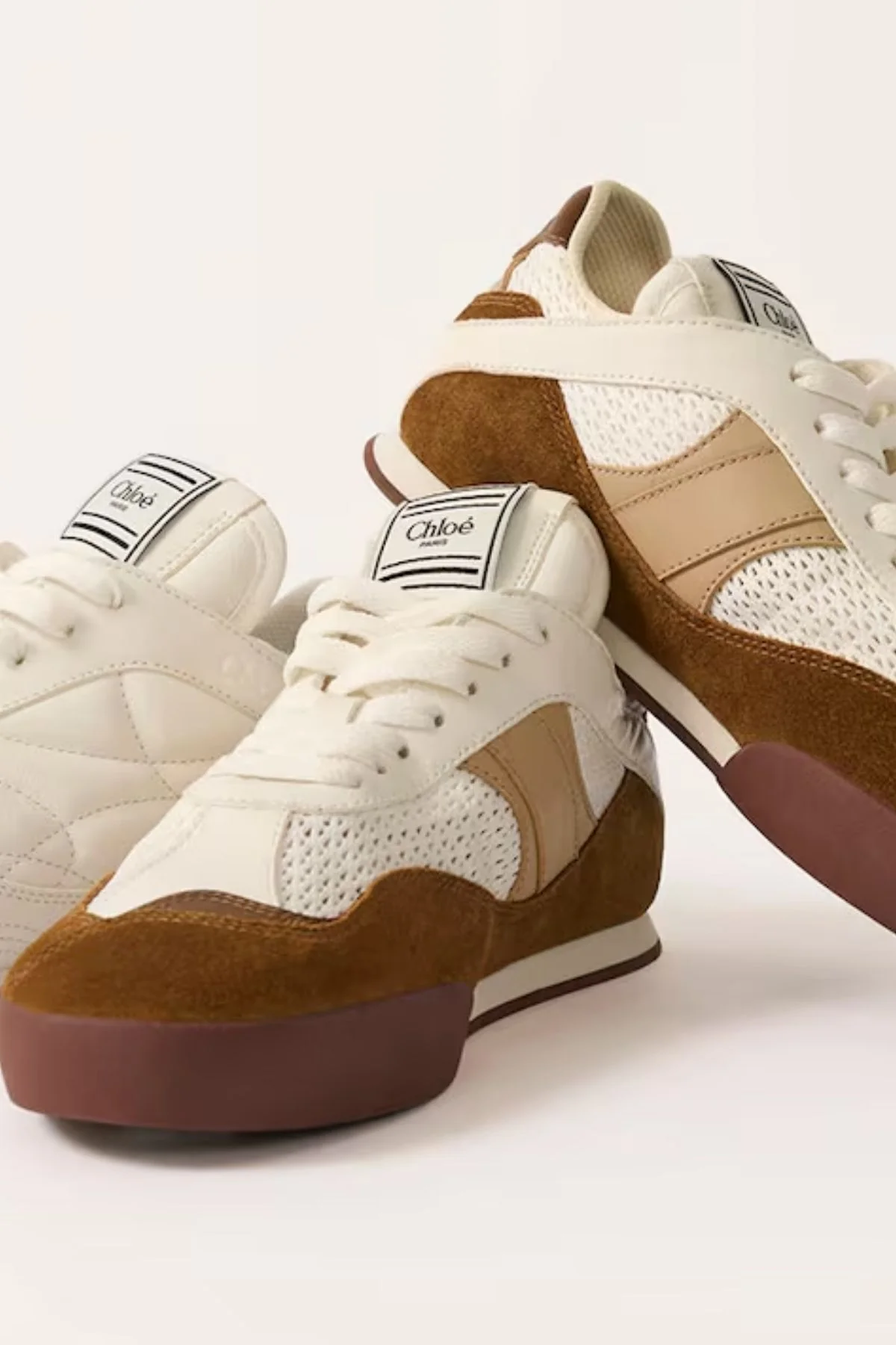 Chloé Kick Sneaker - Natural Brown - Image 6