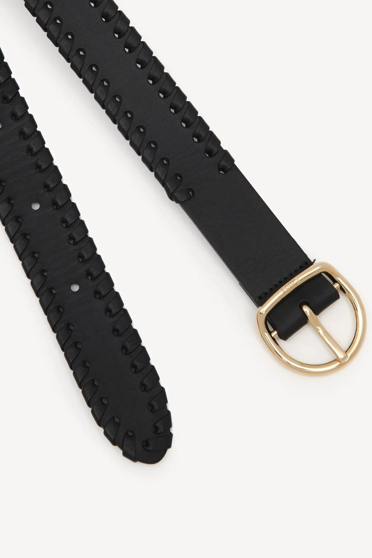 Chloé Mony Leather Belt - Black - Image 3