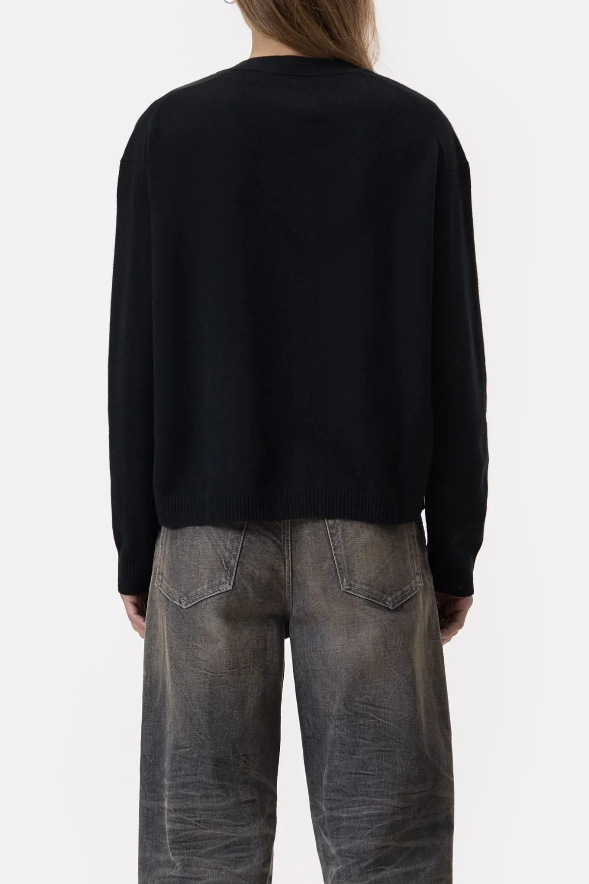 CLOSED Wool Cardigan - Black - Image 3