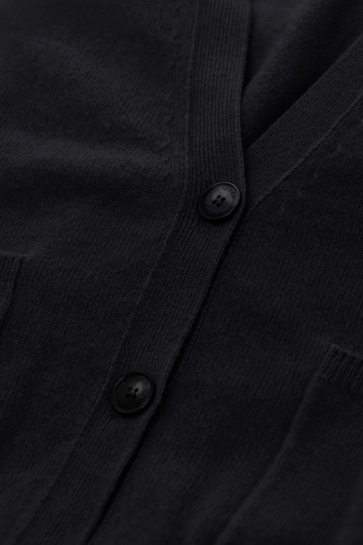 CLOSED Wool Cardigan - Black - Image 6