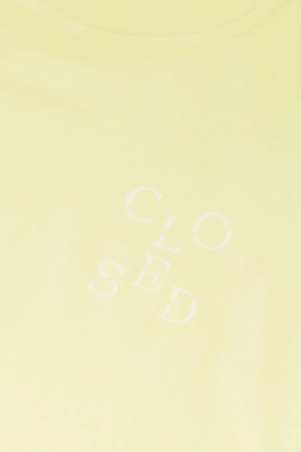 CLOSED Cropped T-Shirt - Vanilla Beige - Image 5