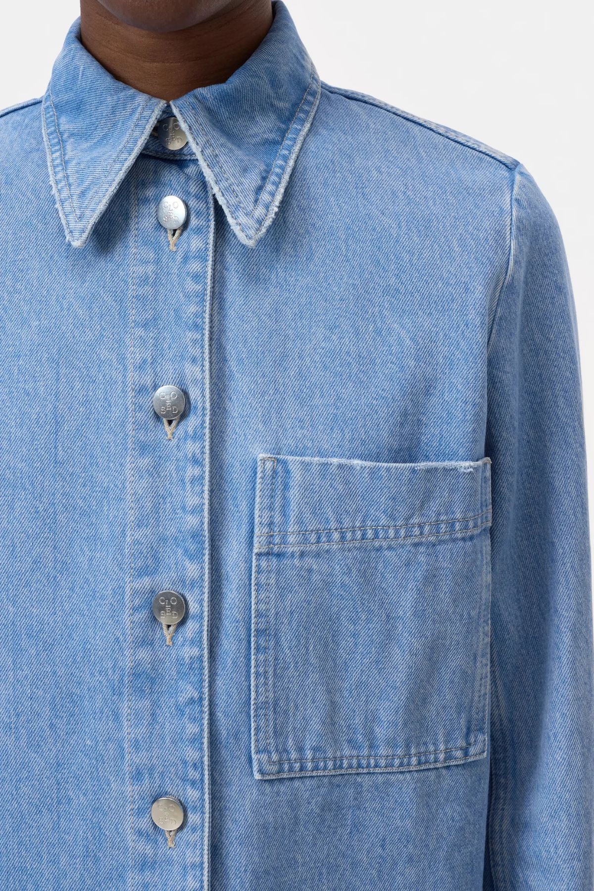 CLOSED Short Denim Jacket - Light Blue - Image 4