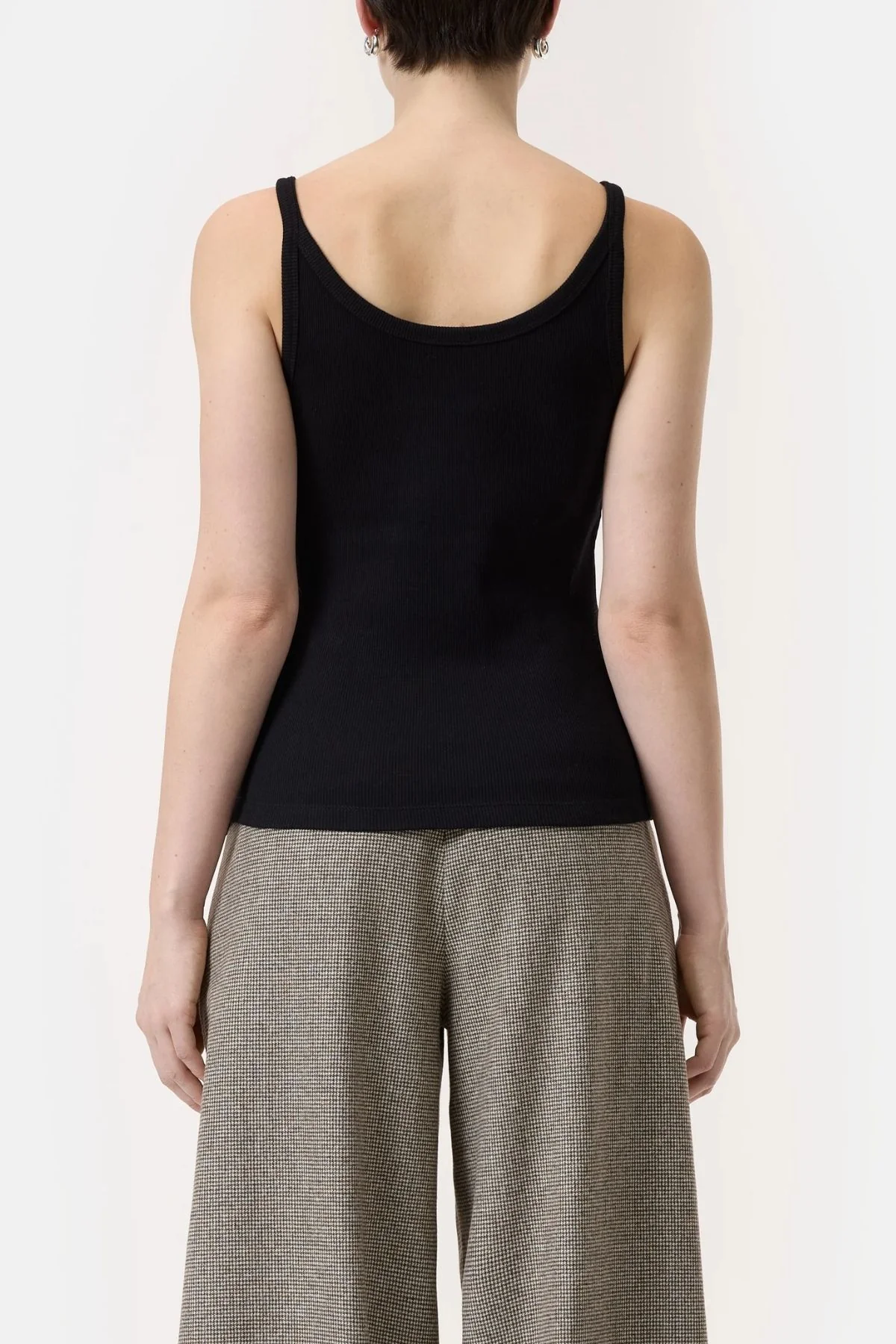 CLOSED Split Tank Top - Black - Image 3