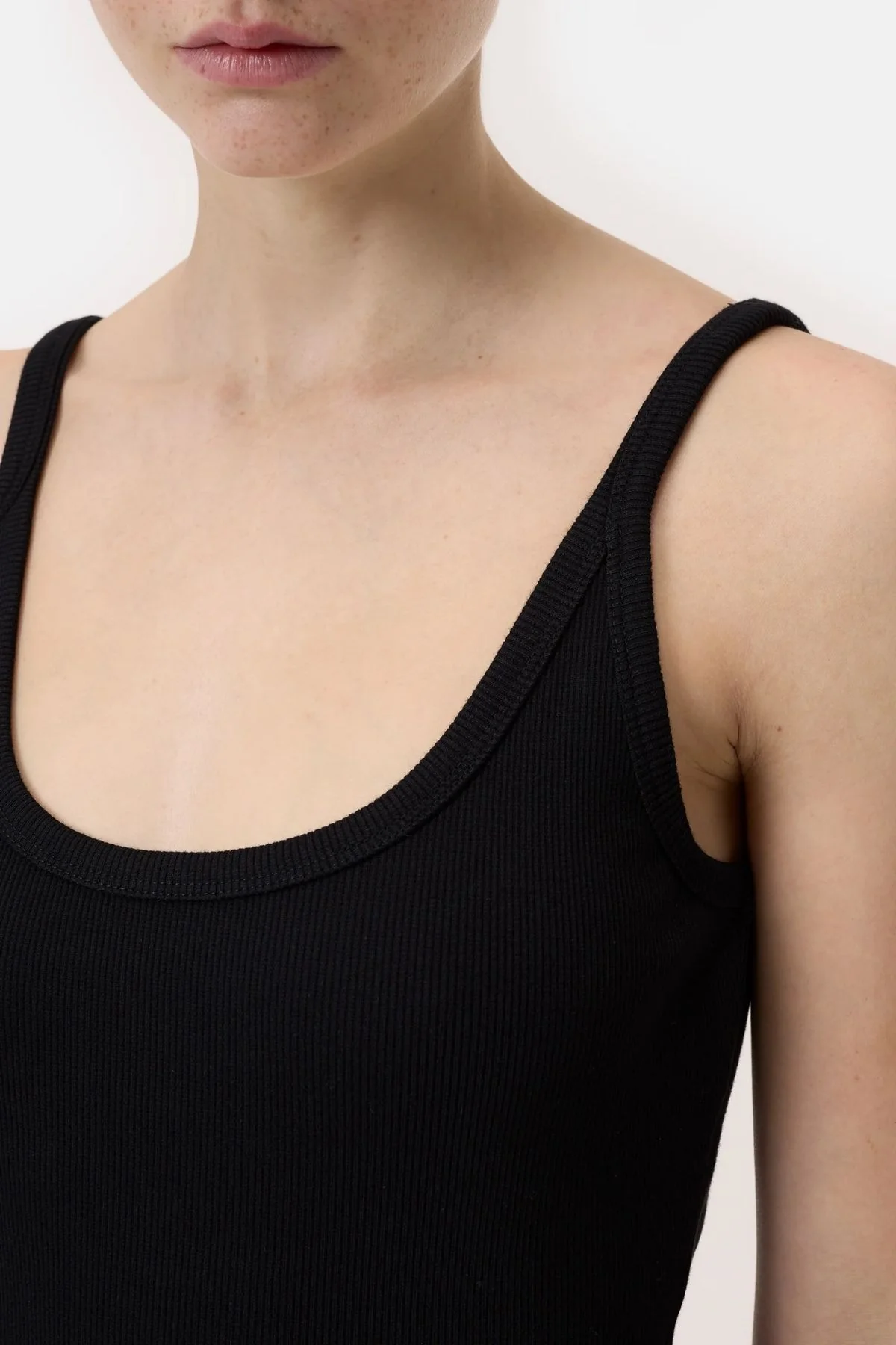 CLOSED Split Tank Top - Black - Image 4