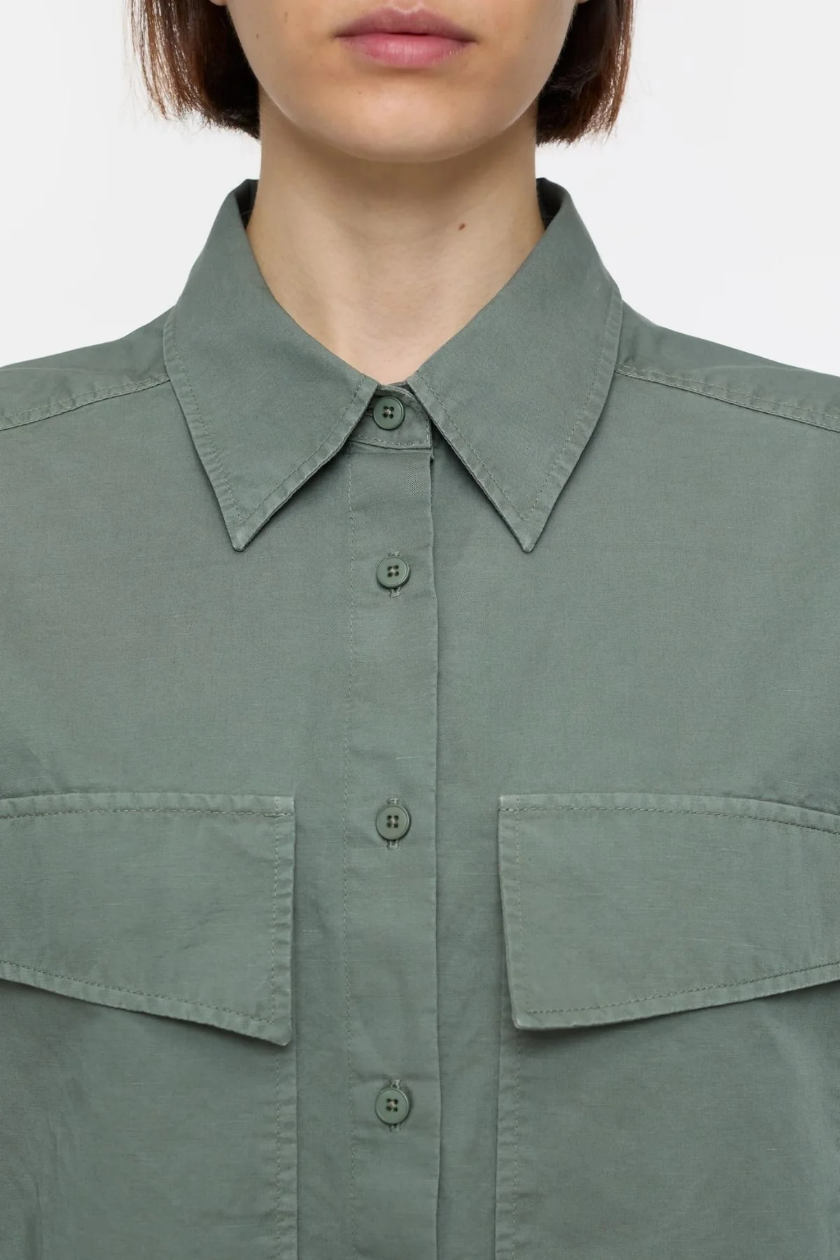 CLOSED Utility Shirt - Faded Green - Image 4
