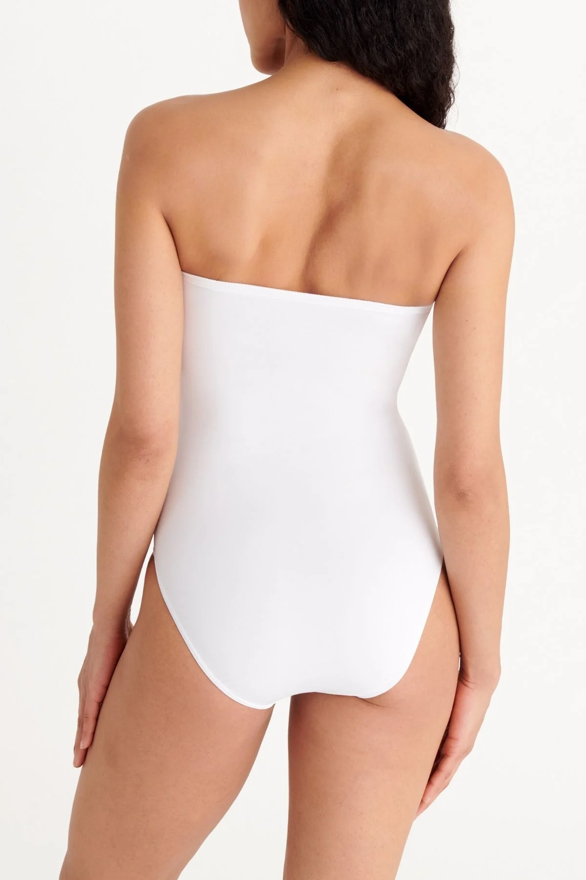 ERES Cassiopee Strapless One Piece Swimsuit - White - Image 3