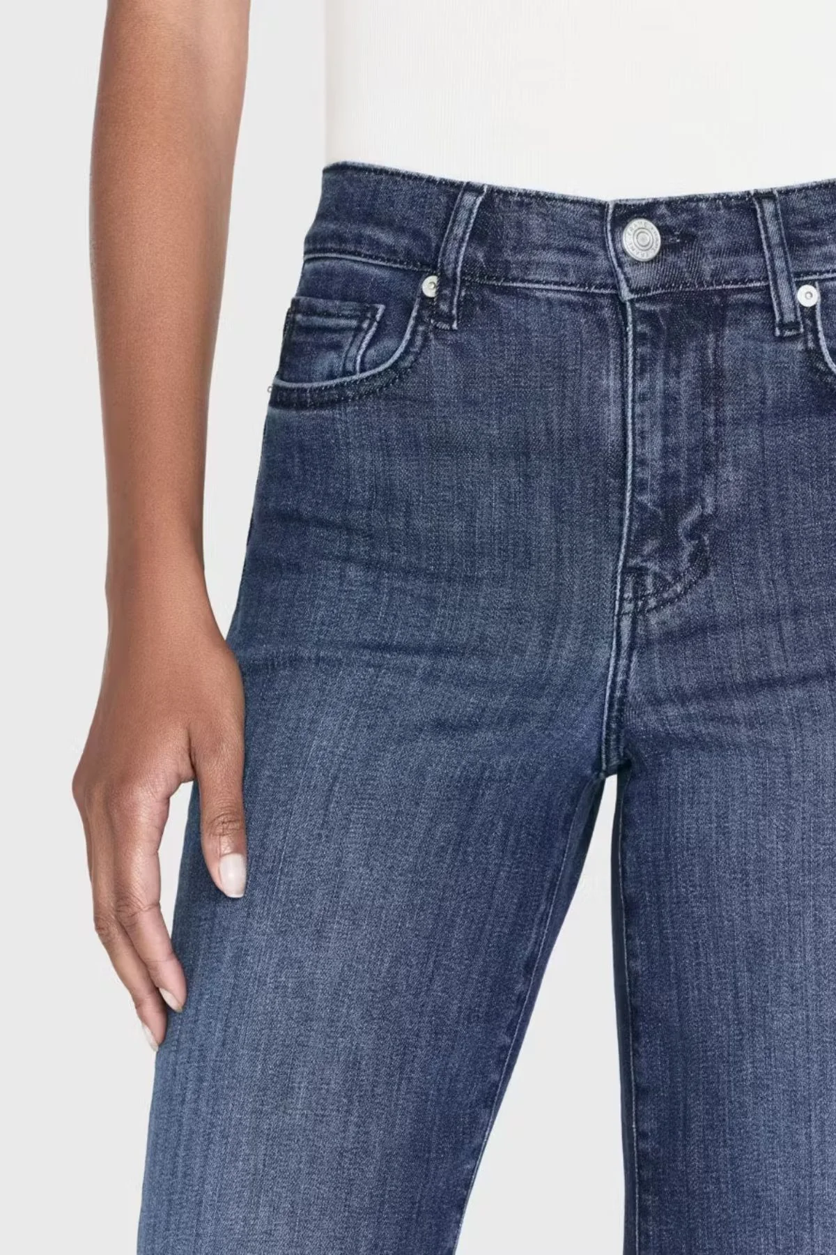 Frame Denim Le Slim Palazzo - Thunderstorm - Image 5