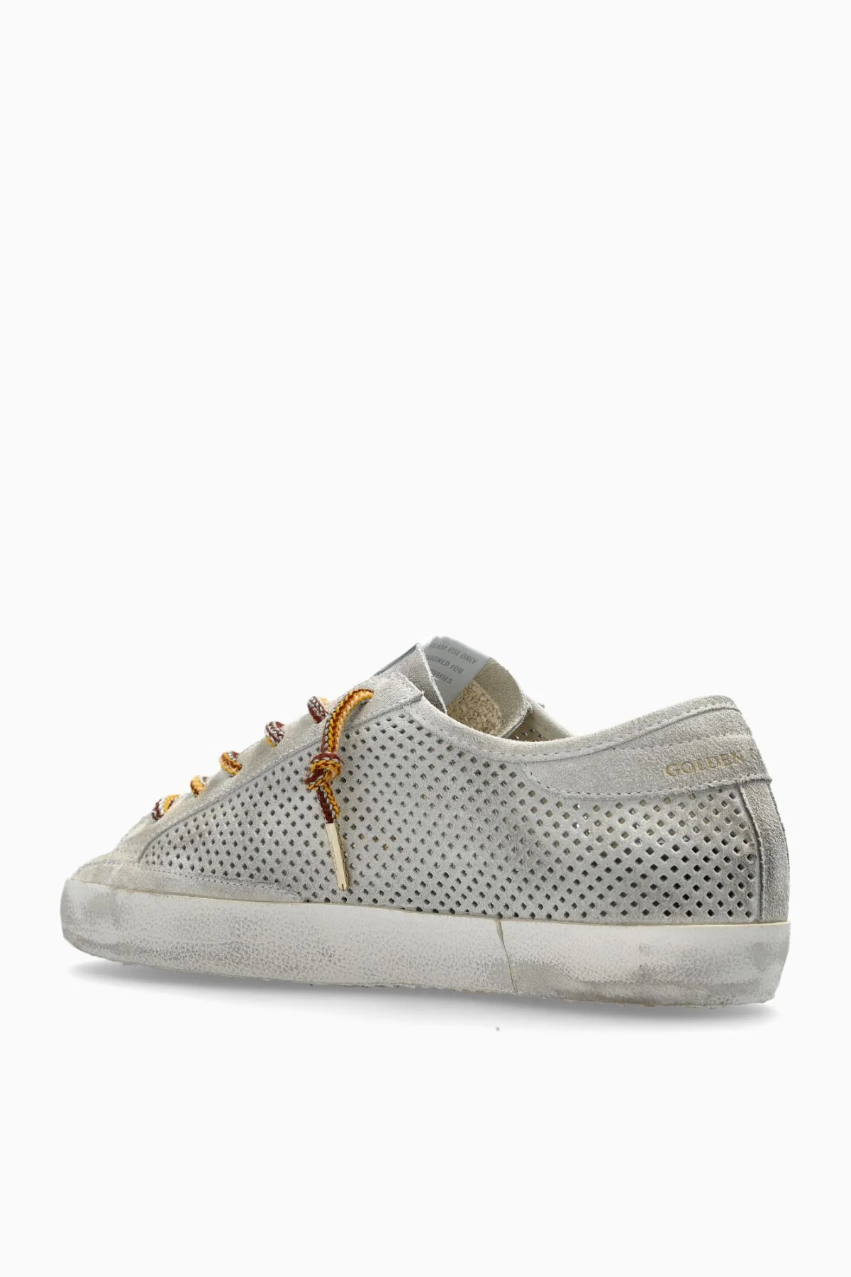 Golden Goose Super Star Forated Suede - Grey - Image 4