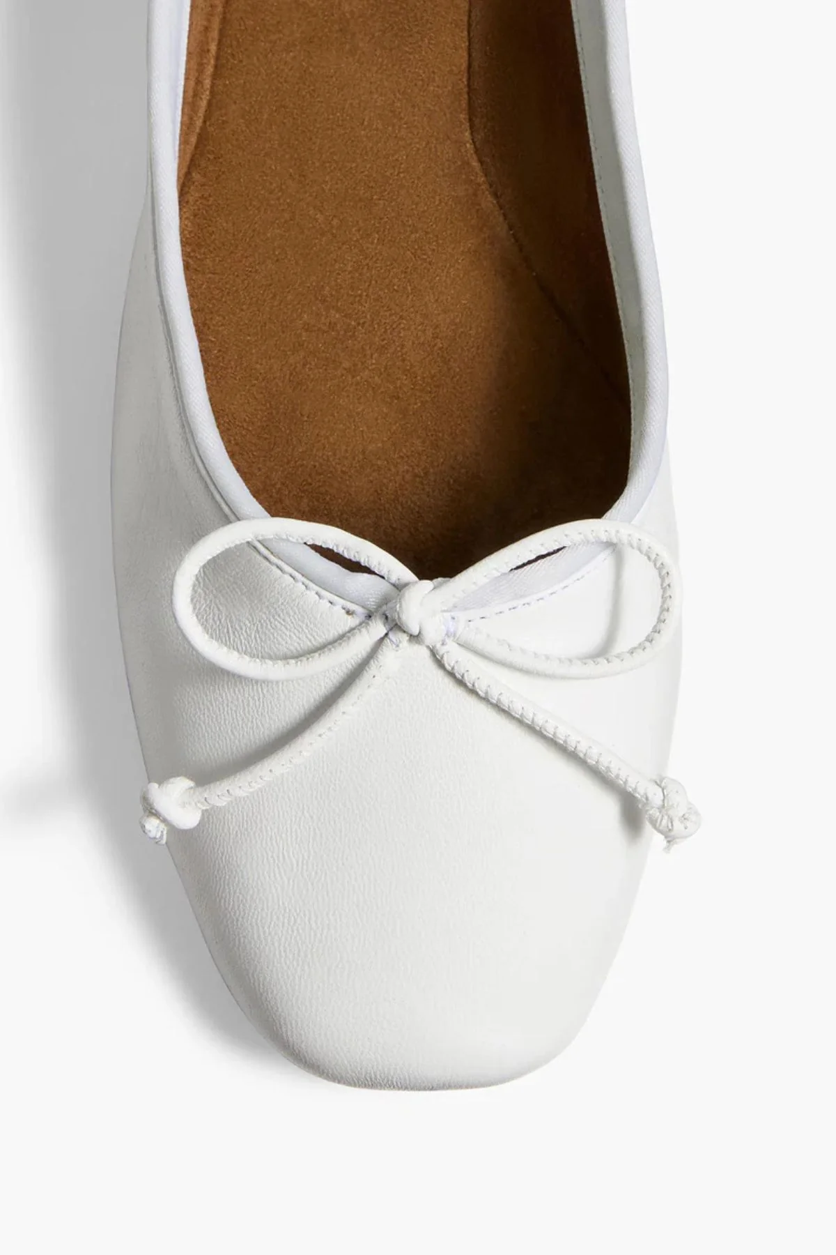 KHAITE Charlotte Ballerina - Optic White - Image 4