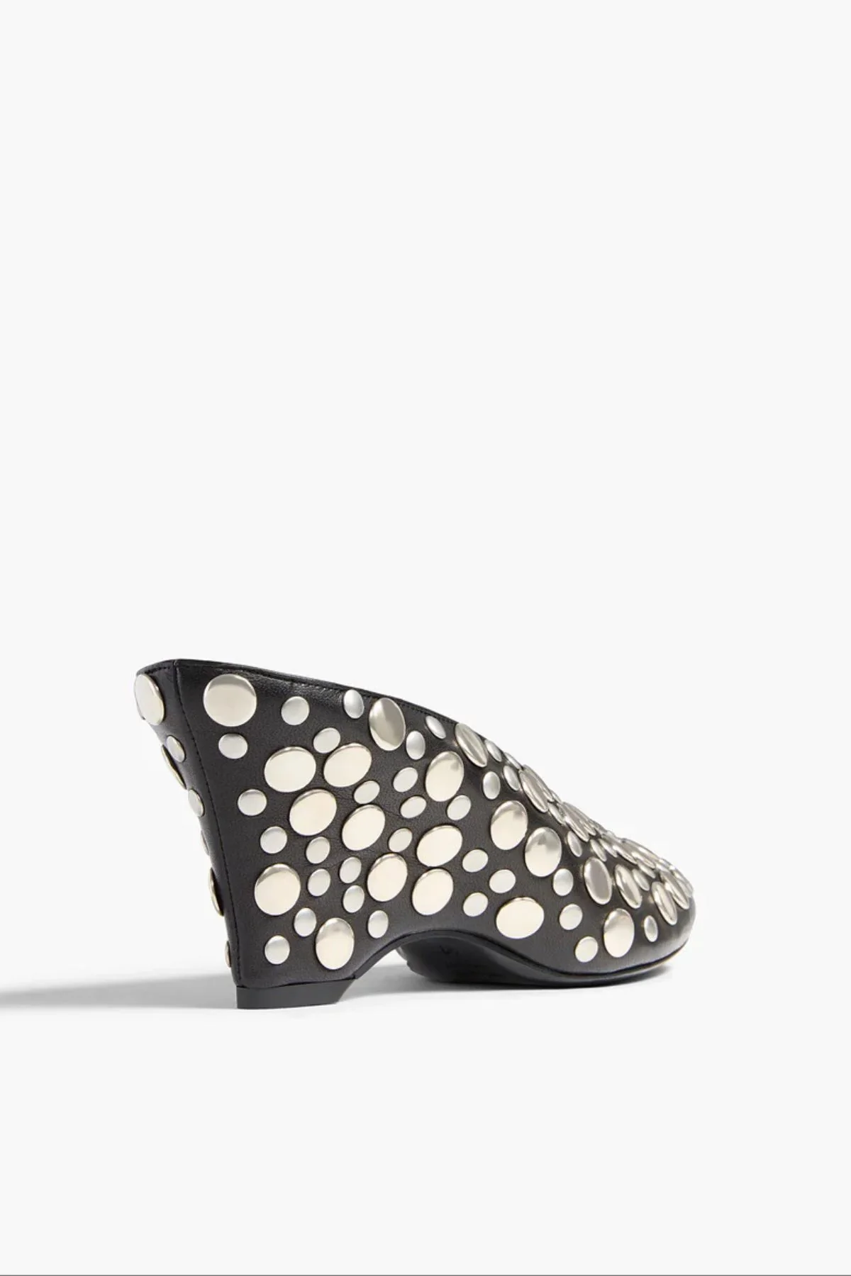 KHAITE Cloak Mule with Studs - Black - Image 4