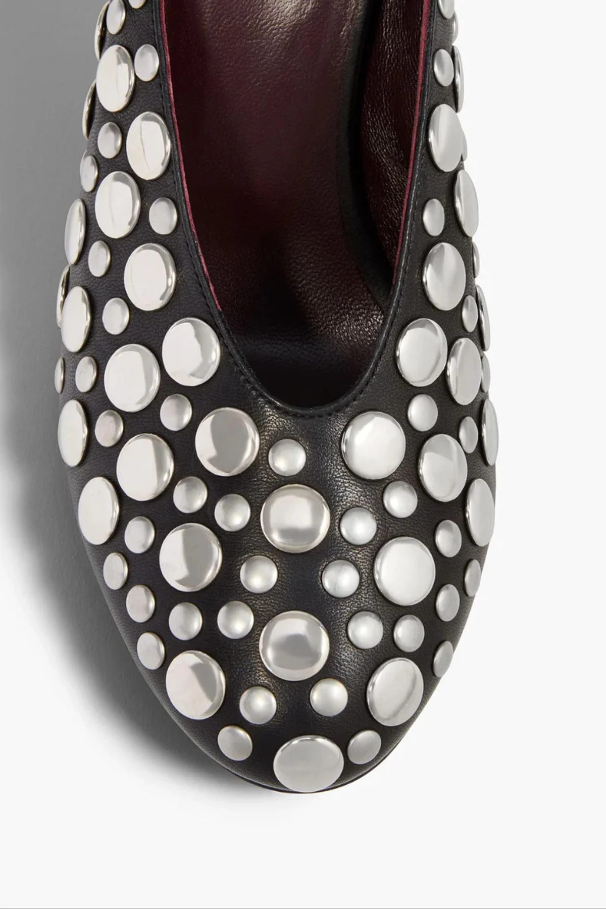 KHAITE Cloak Mule with Studs - Black - Image 5