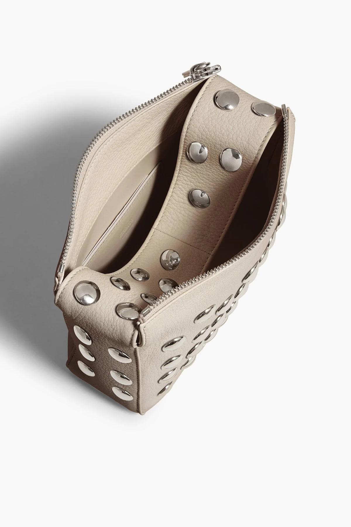 KHAITE Elena Small Studded Handbag - Dark Ivory - Image 5