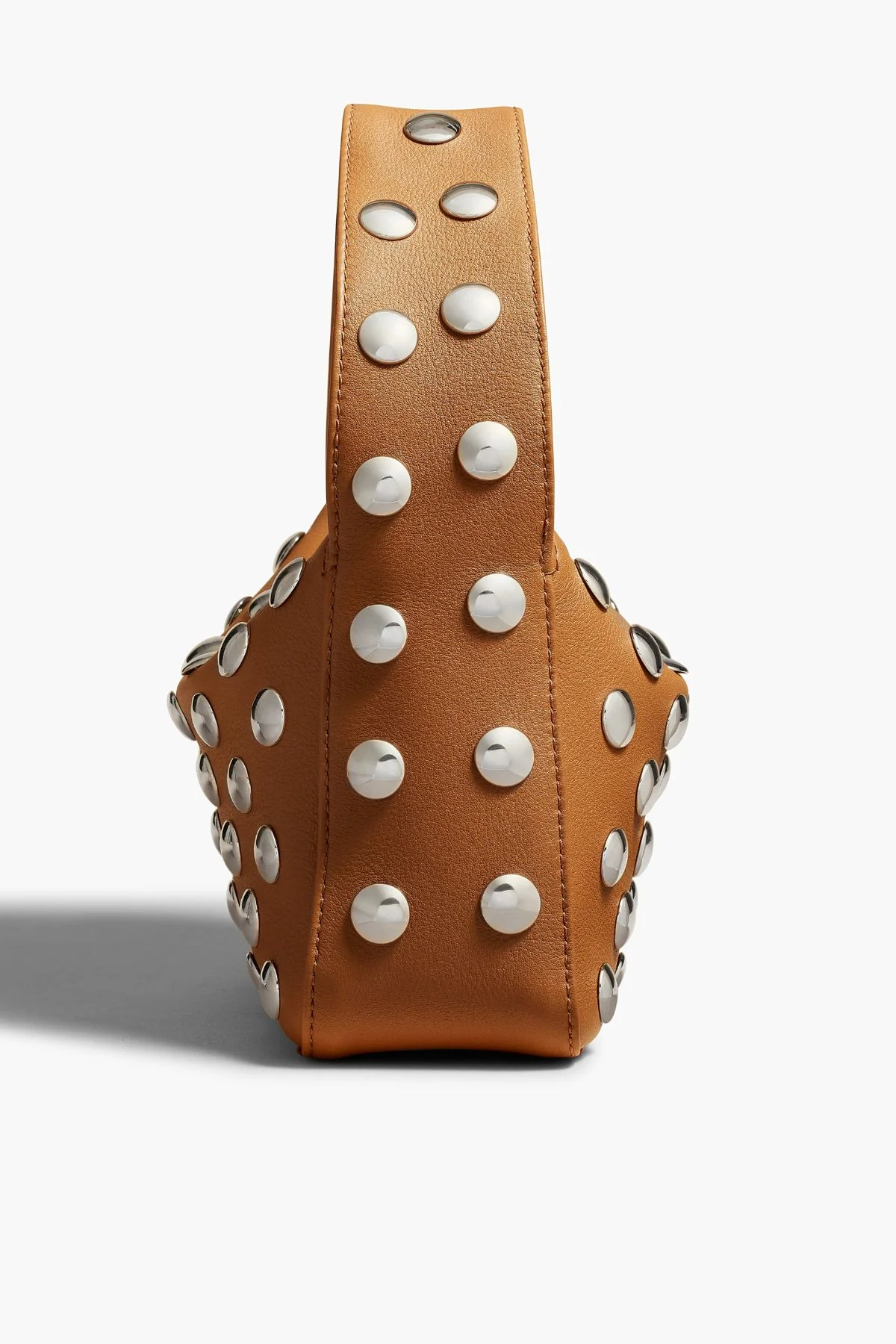 KHAITE Elena Small Studded Handbag - Nougat - Image 3