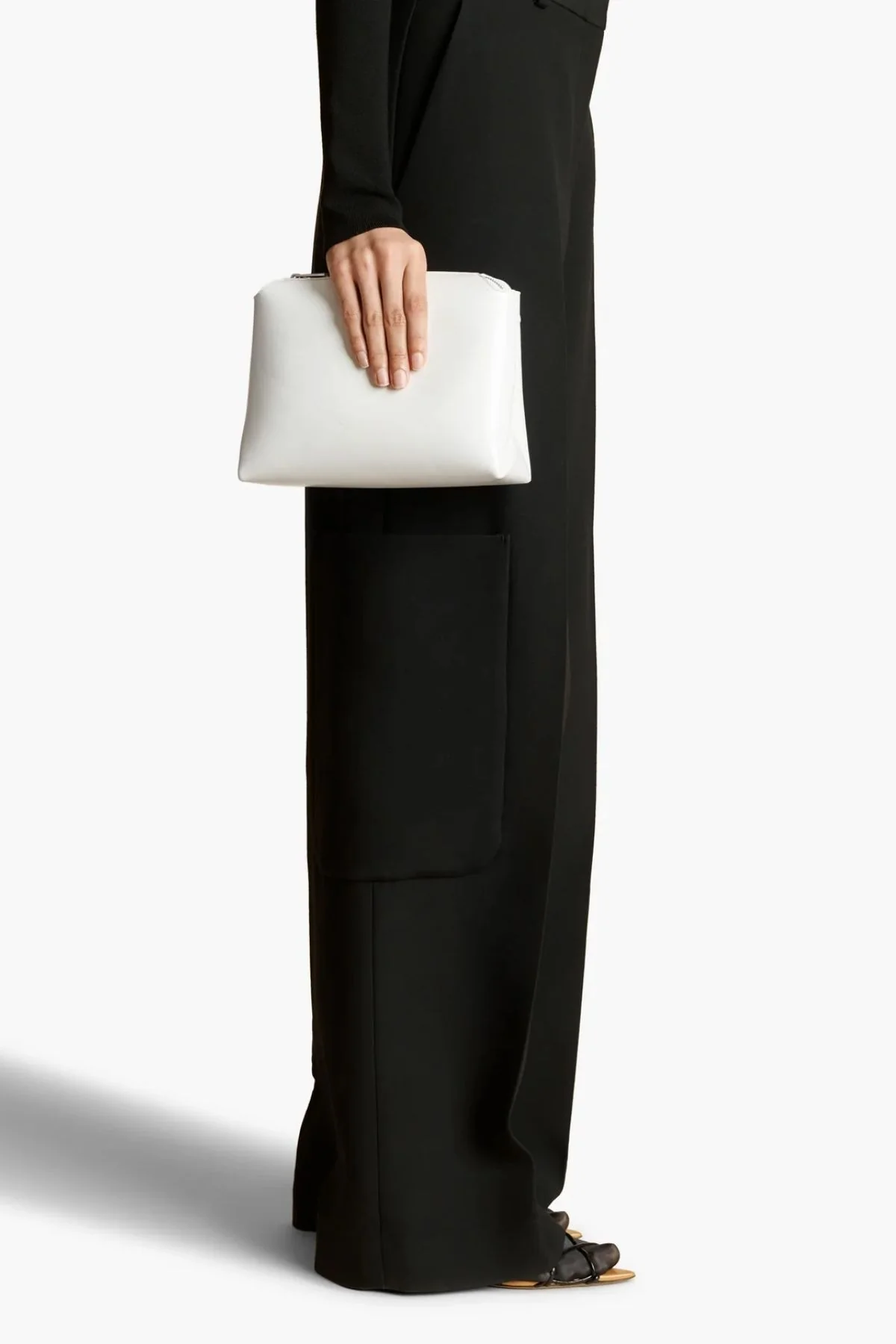 KHAITE Lina Pochette - Optic White - Image 5