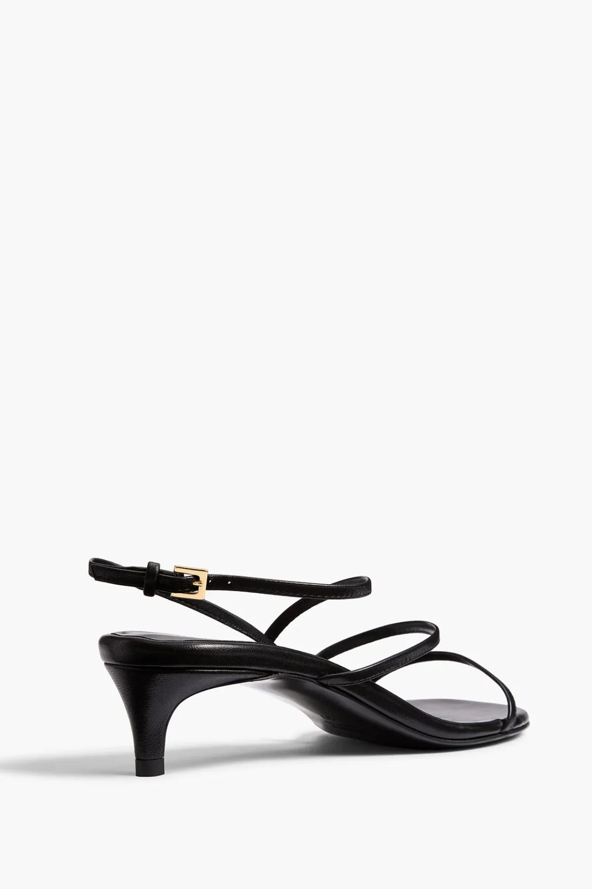 KHAITE Loop Kitten Heel Sandal - Black - Image 3