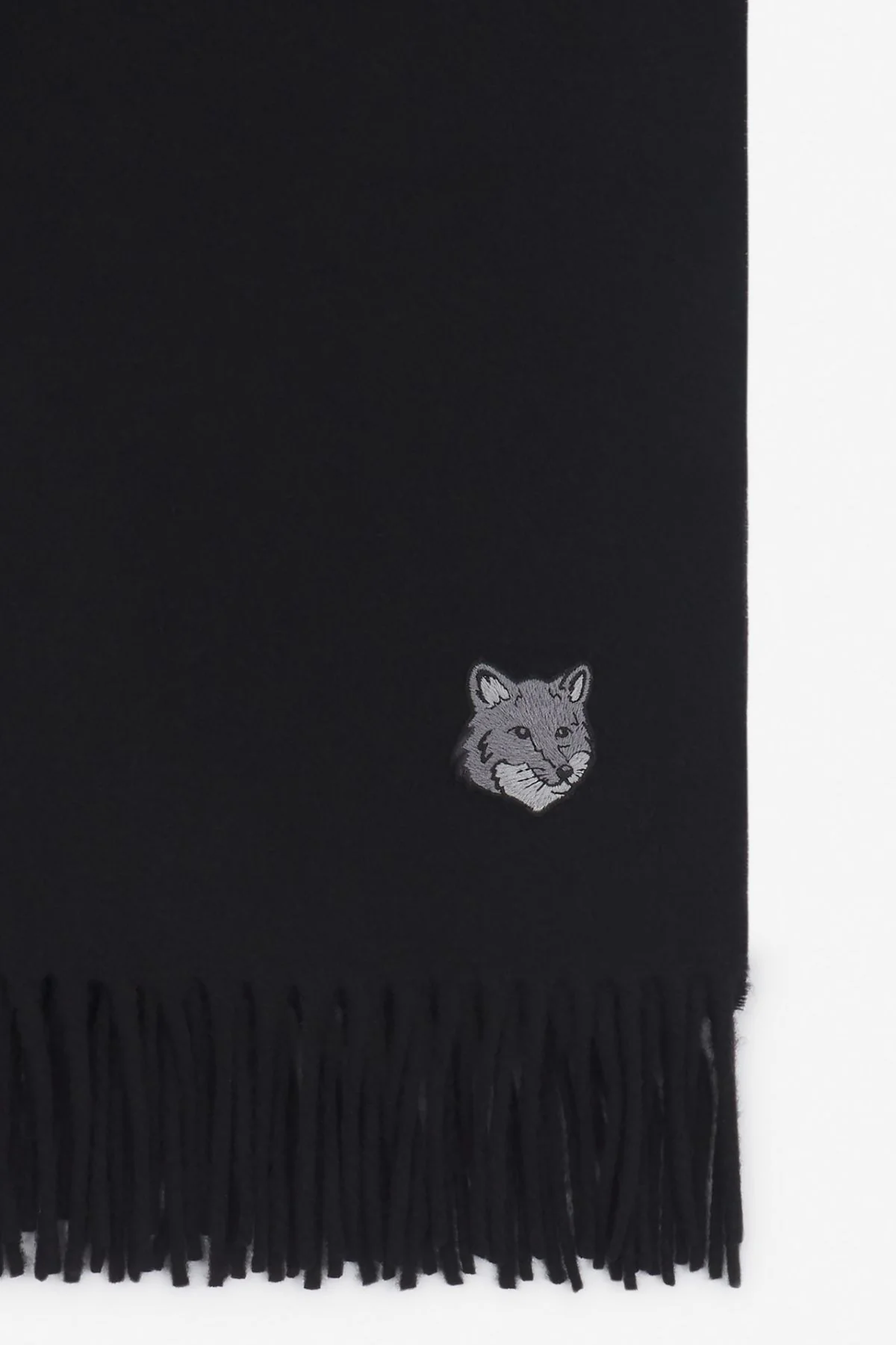 Maison Kitsuné Bold Fox Scarf - Black - Image 3