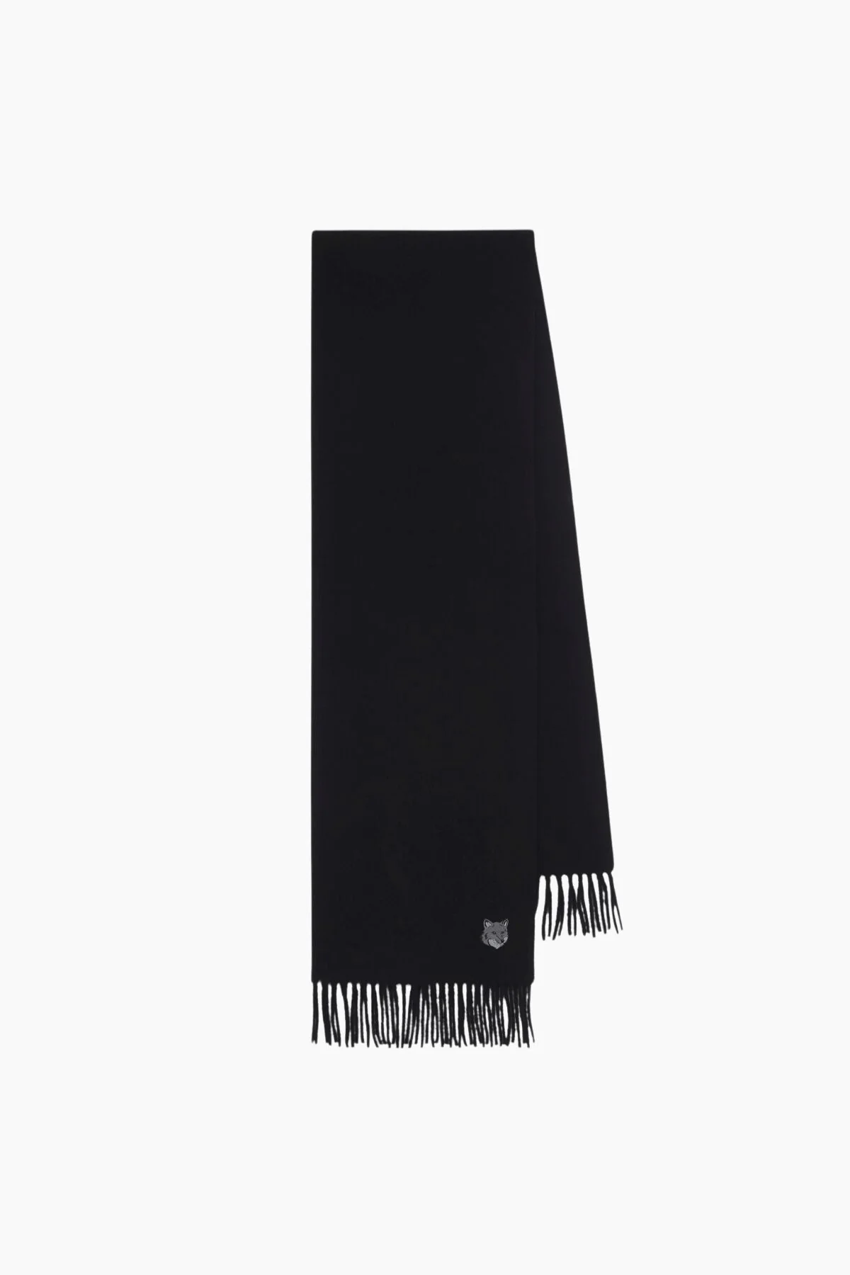 Maison Kitsuné Bold Fox Scarf - Black - Image 4