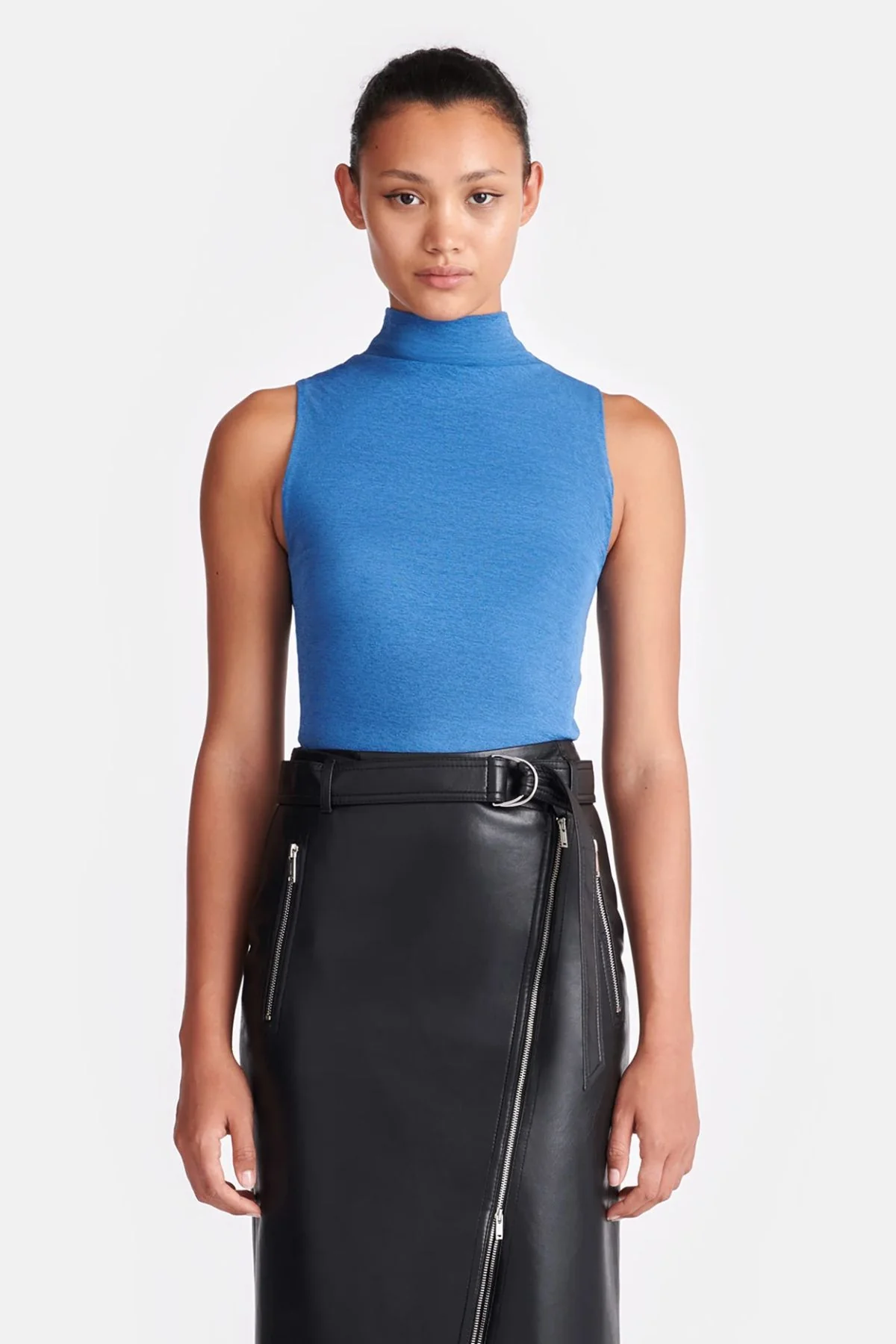 Nanushka Annyka Top - Blue - Image 4