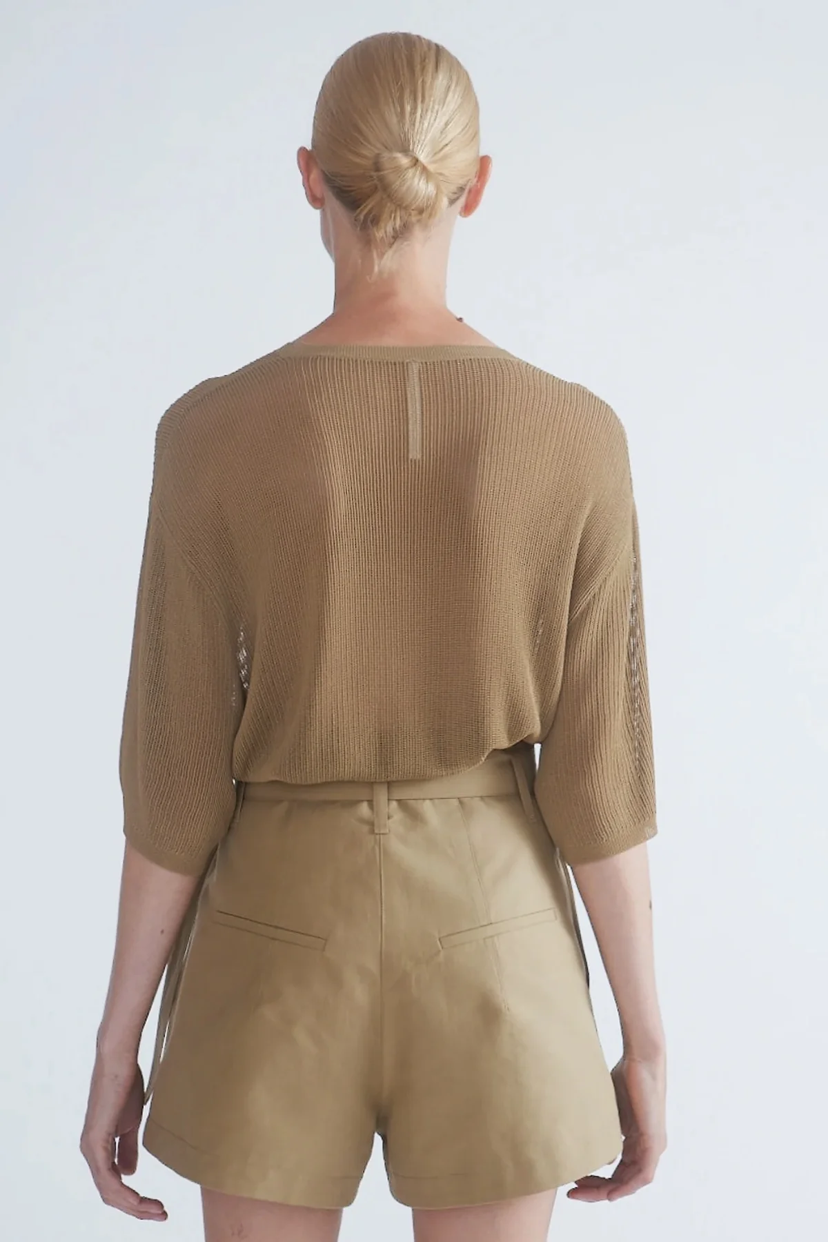 Petar Petrov Summer Babe Mesh T-Shirt - Desert - Image 3