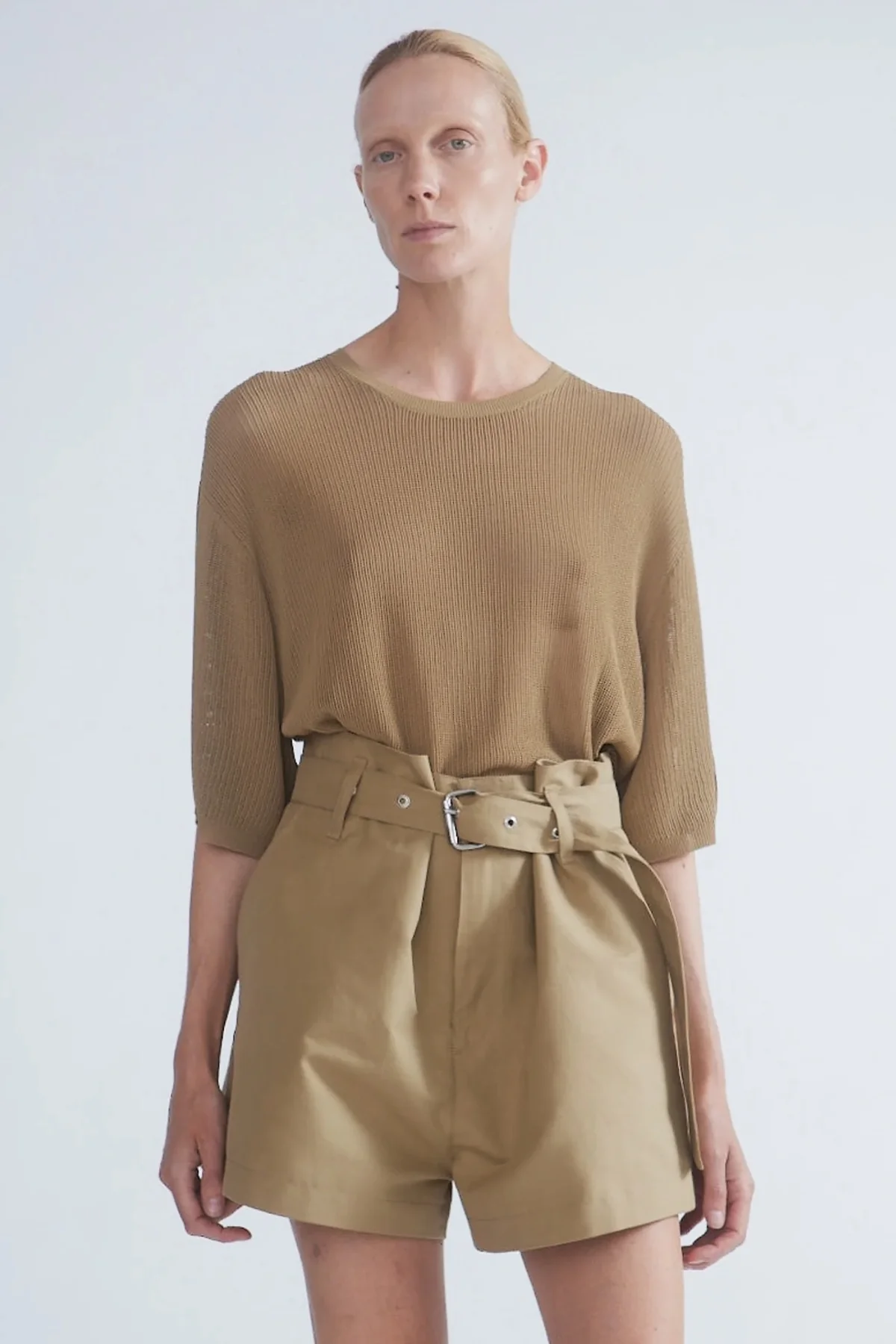 Petar Petrov Summer Babe Mesh T-Shirt - Desert - Image 4