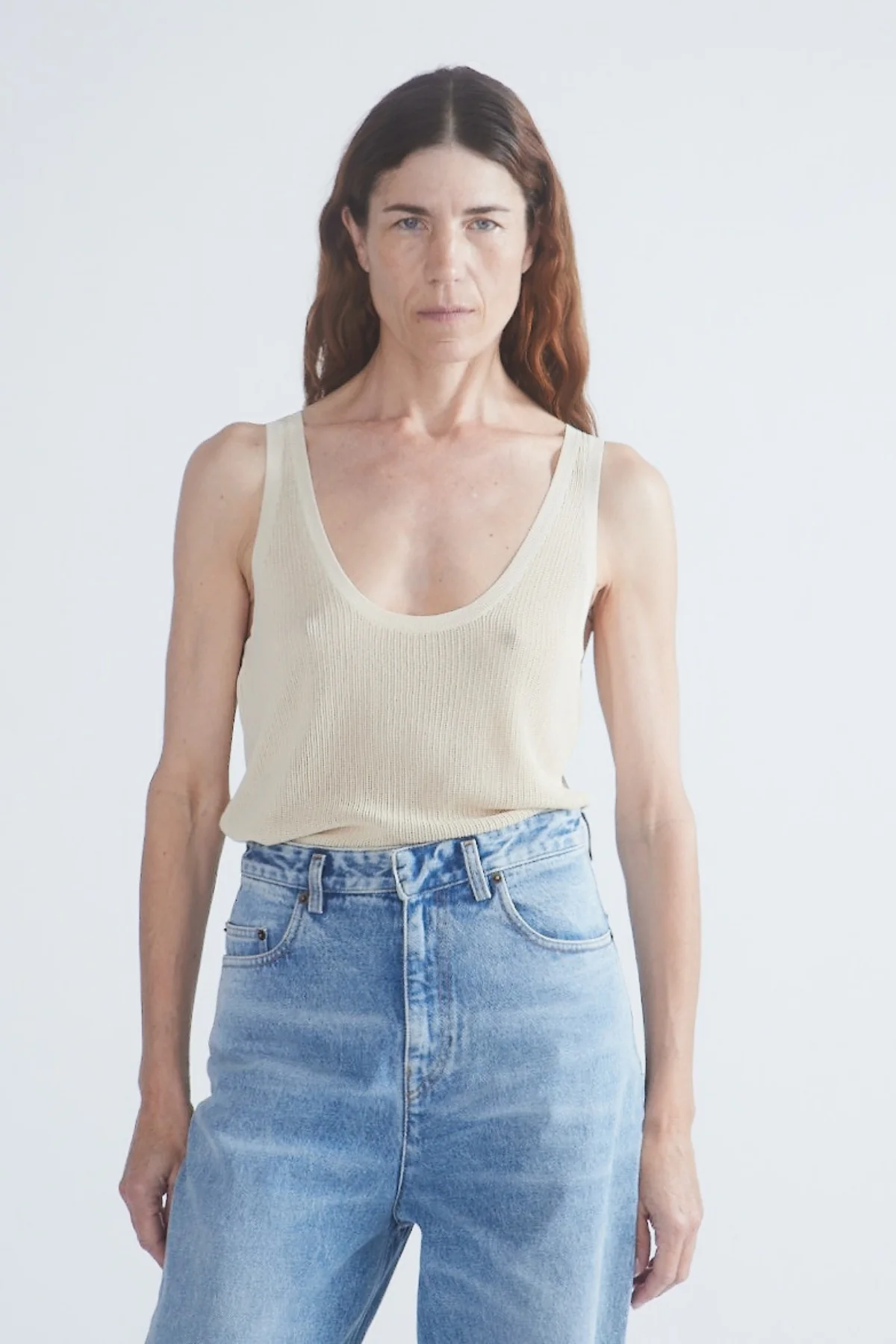 Petar Petrov Summer Babe Tank Top - Ivory - Image 4