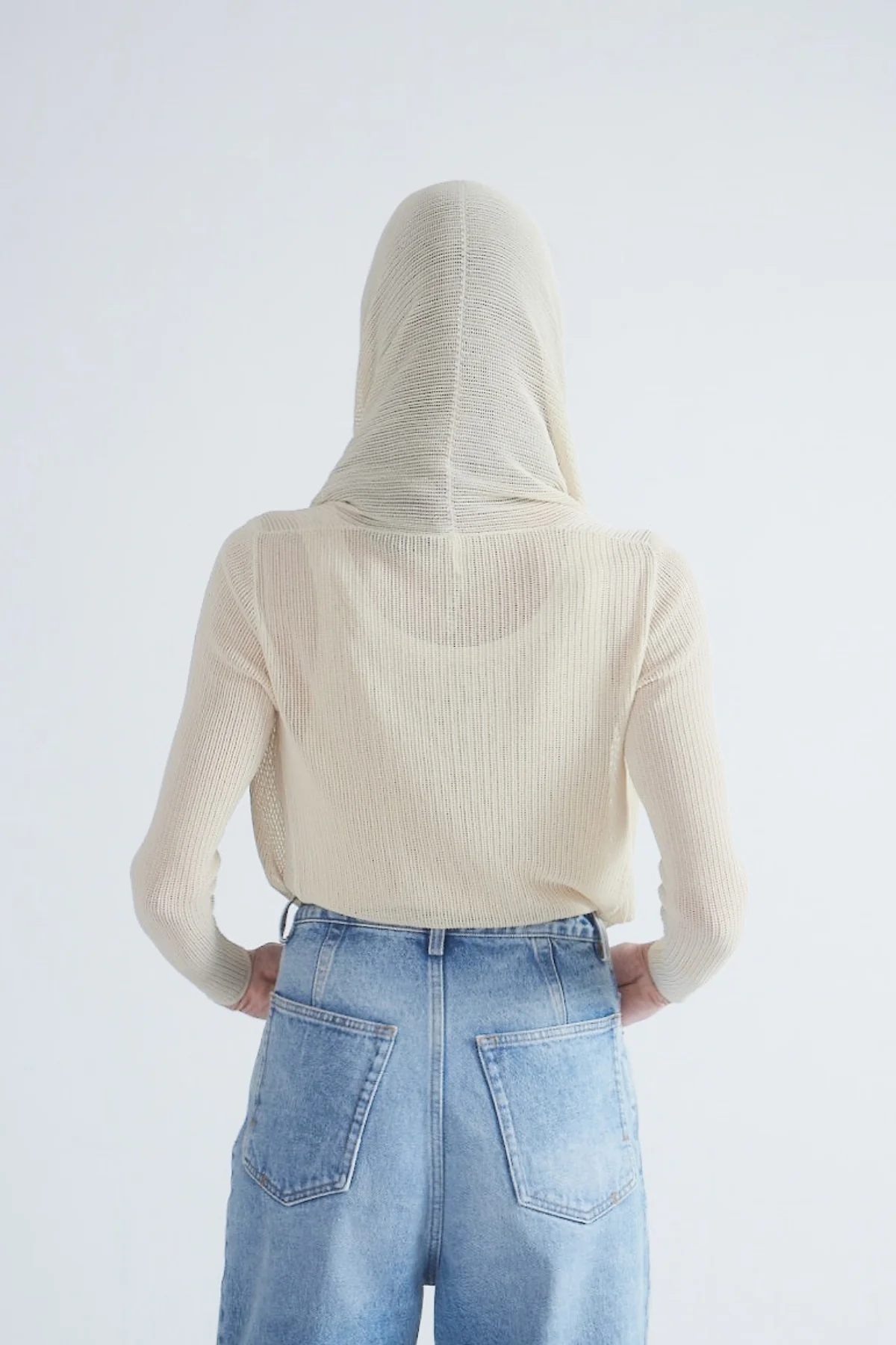 Petar Petrov The Island Hoodie Top - Ivory - Image 4