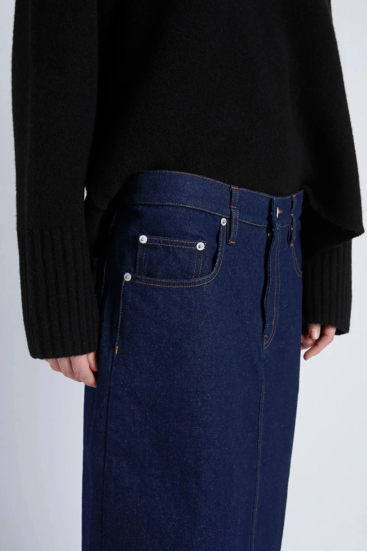 Proenza Schouler Calder Skirt - Indigo - Image 5