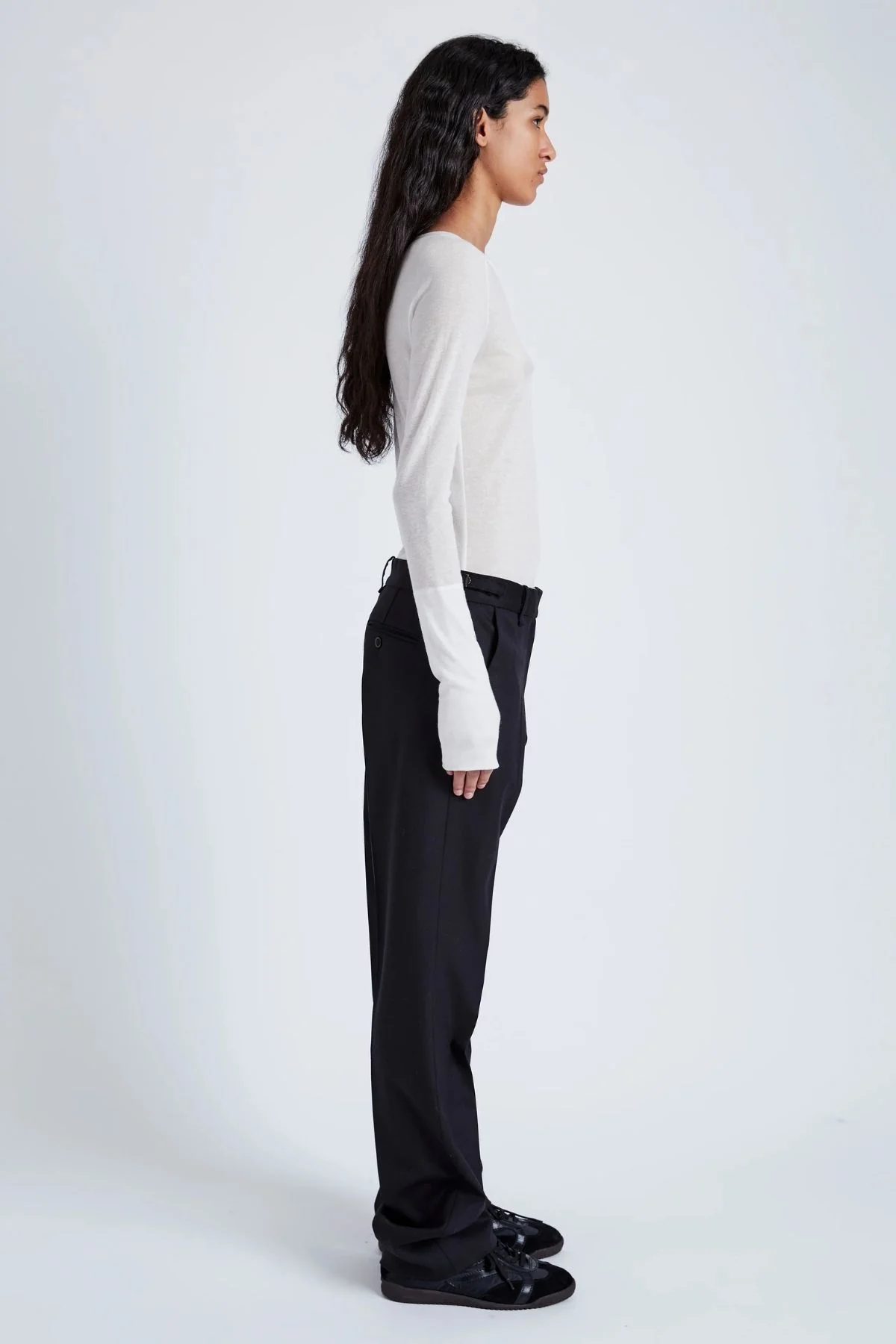 Proenza Schouler Kaiya Sheer Top - Bone - Image 3