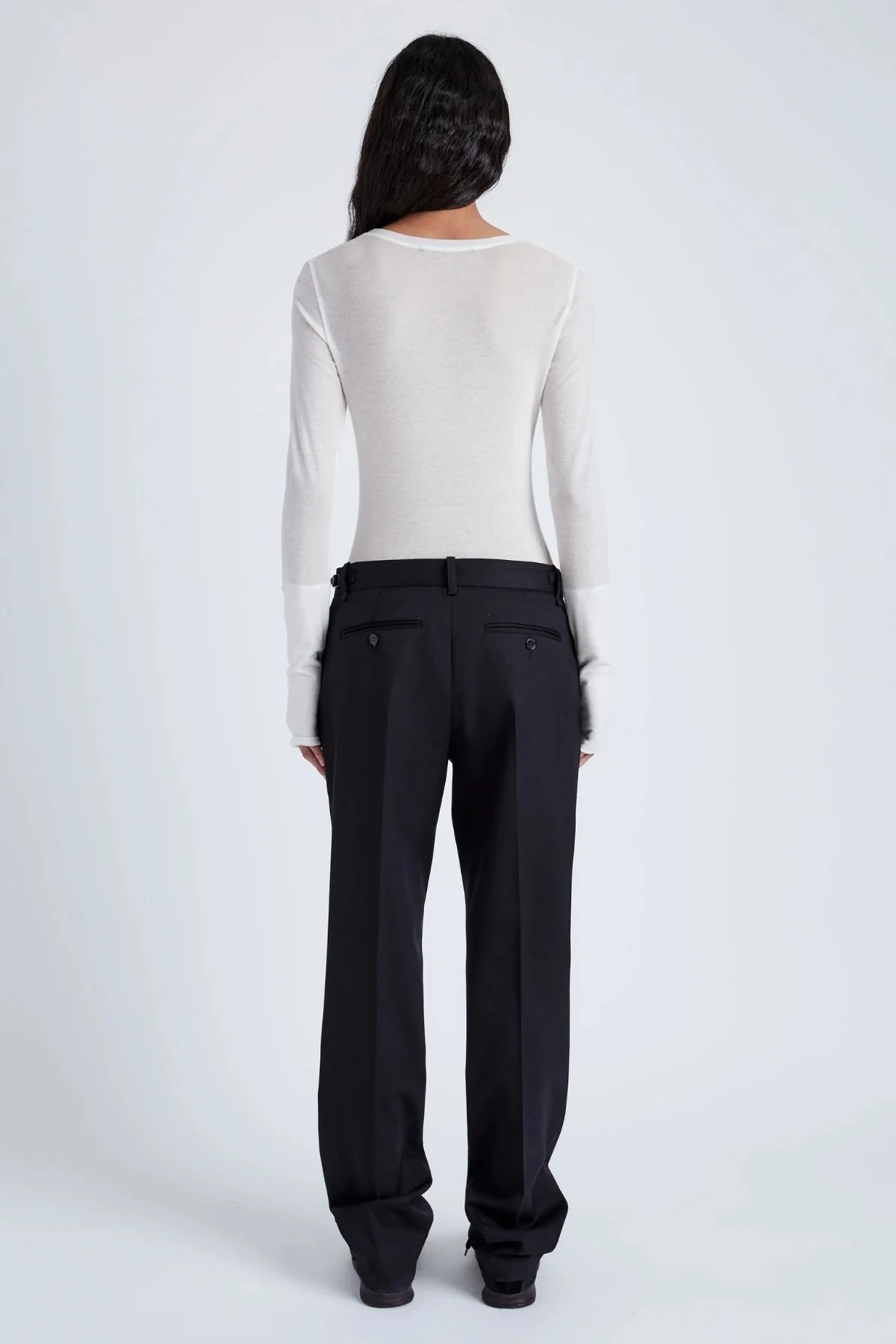 Proenza Schouler Kaiya Sheer Top - Bone - Image 4