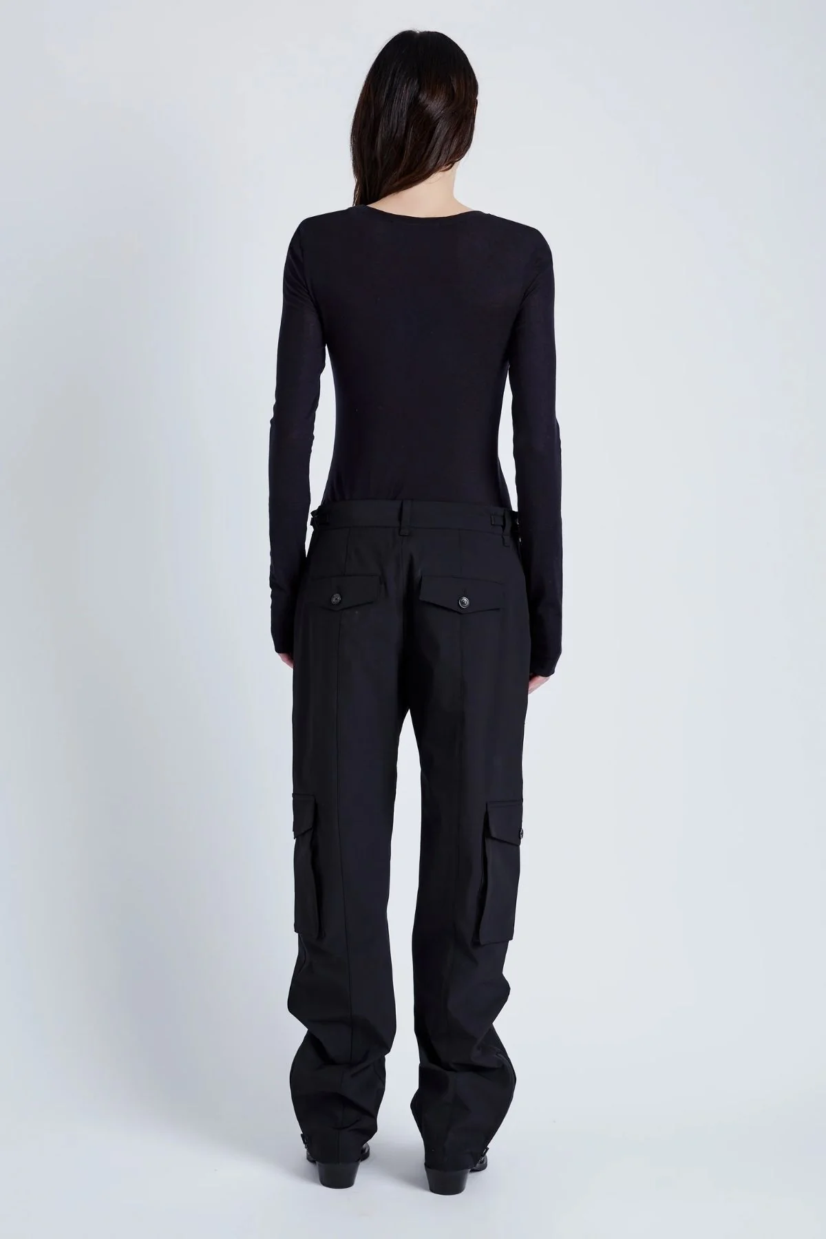 Proenza Schouler Kaiya Sheer Top - Midnight - Image 4