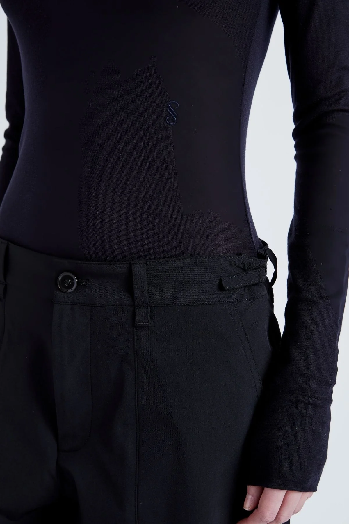 Proenza Schouler Kaiya Sheer Top - Midnight - Image 6