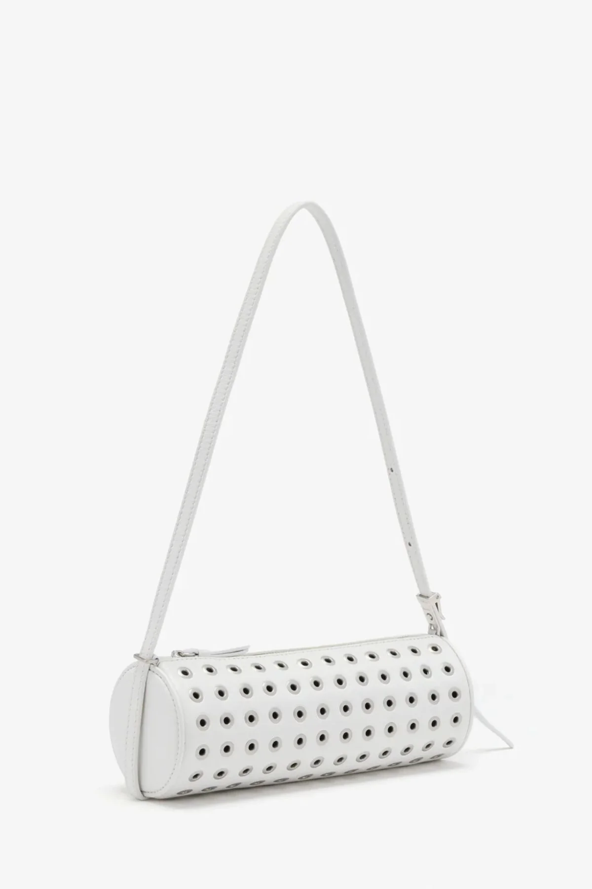 Proenza Schouler Eyelet Silo Bag - Optic White - Image 3