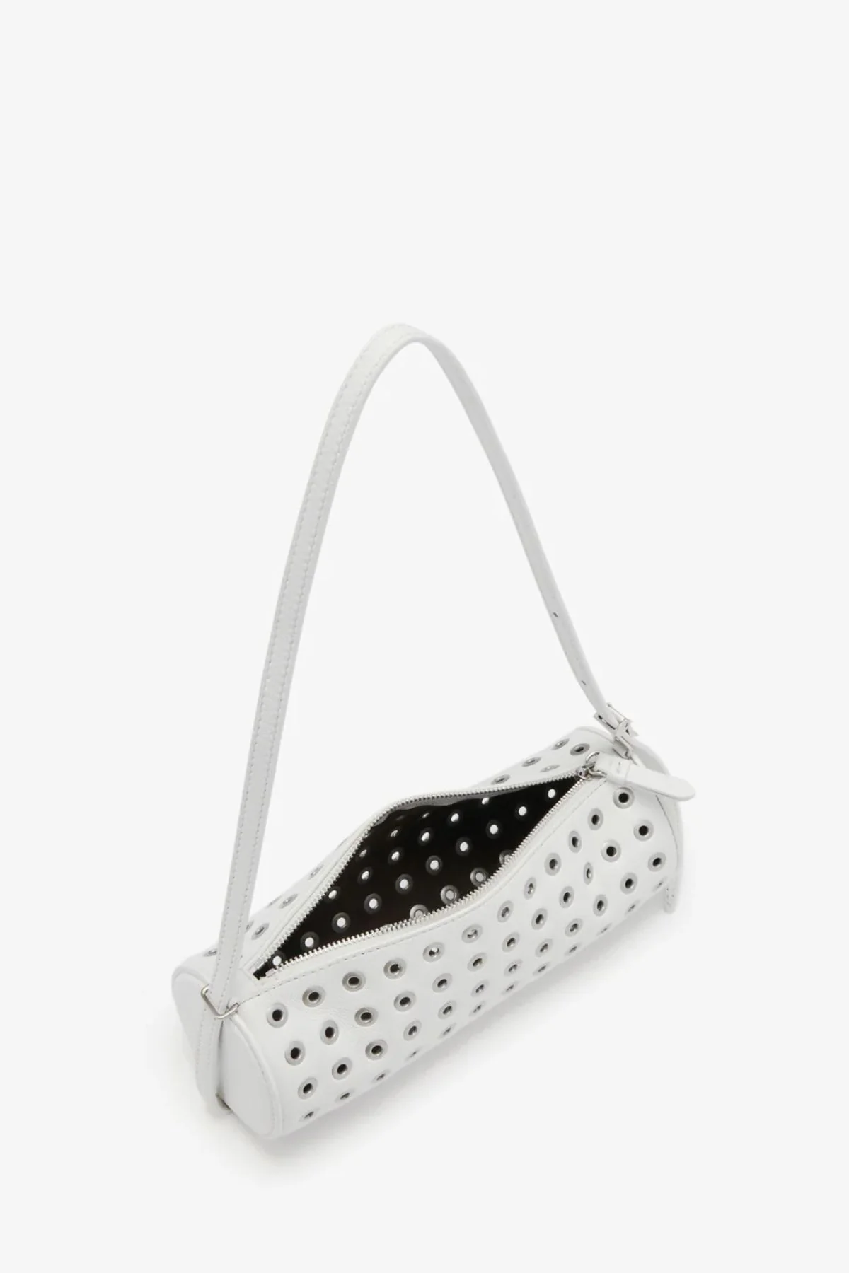 Proenza Schouler Eyelet Silo Bag - Optic White - Image 4