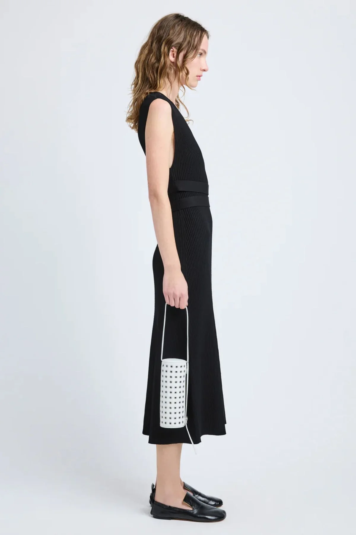 Proenza Schouler Eyelet Silo Bag - Optic White - Image 5