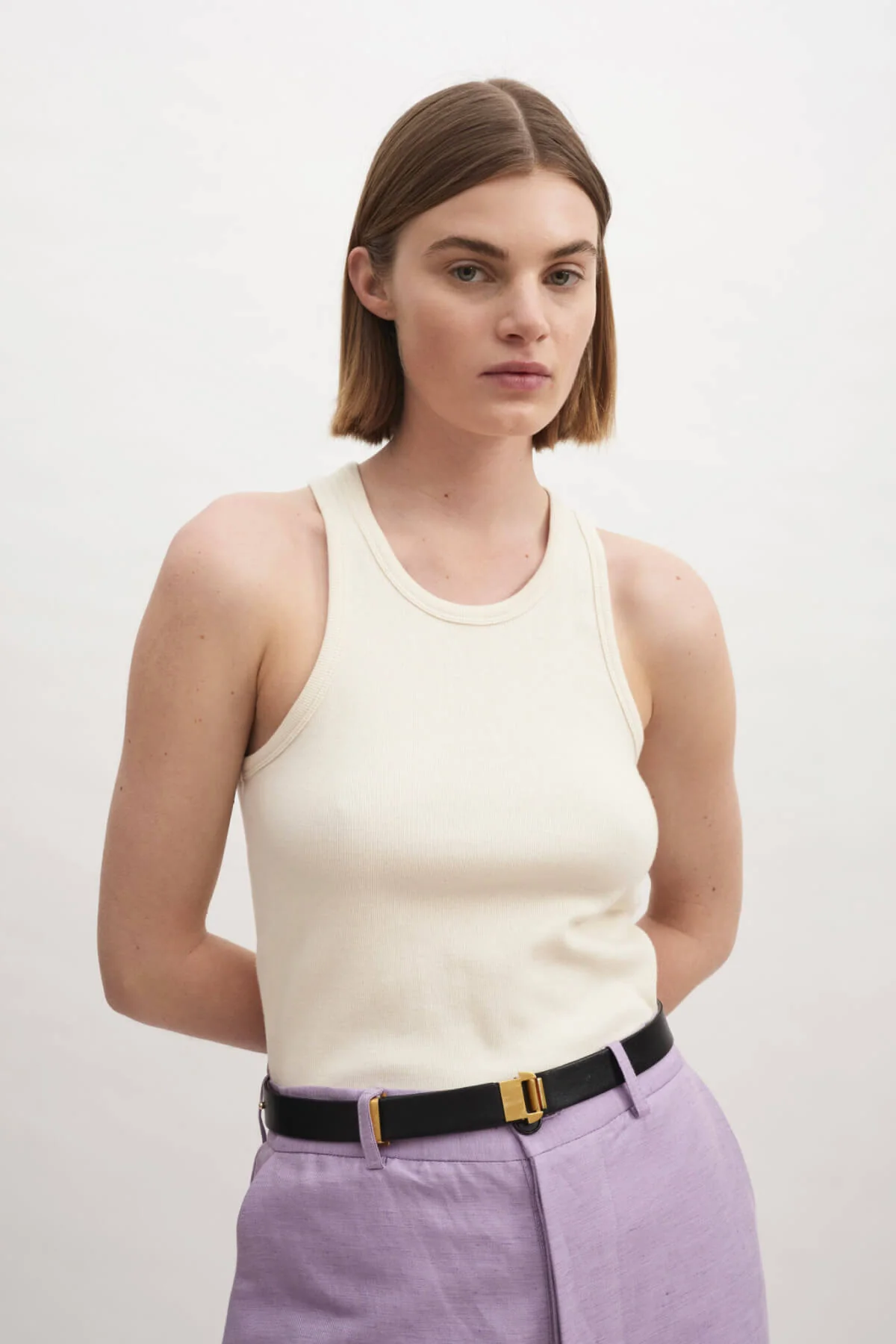 Rika Studios Mine Tank Top - Ecru - Image 3