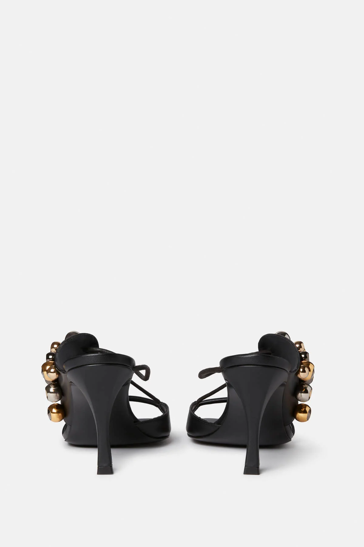 Stella McCartney Stella 100 Stud Mule Sandals - Black - Image 3