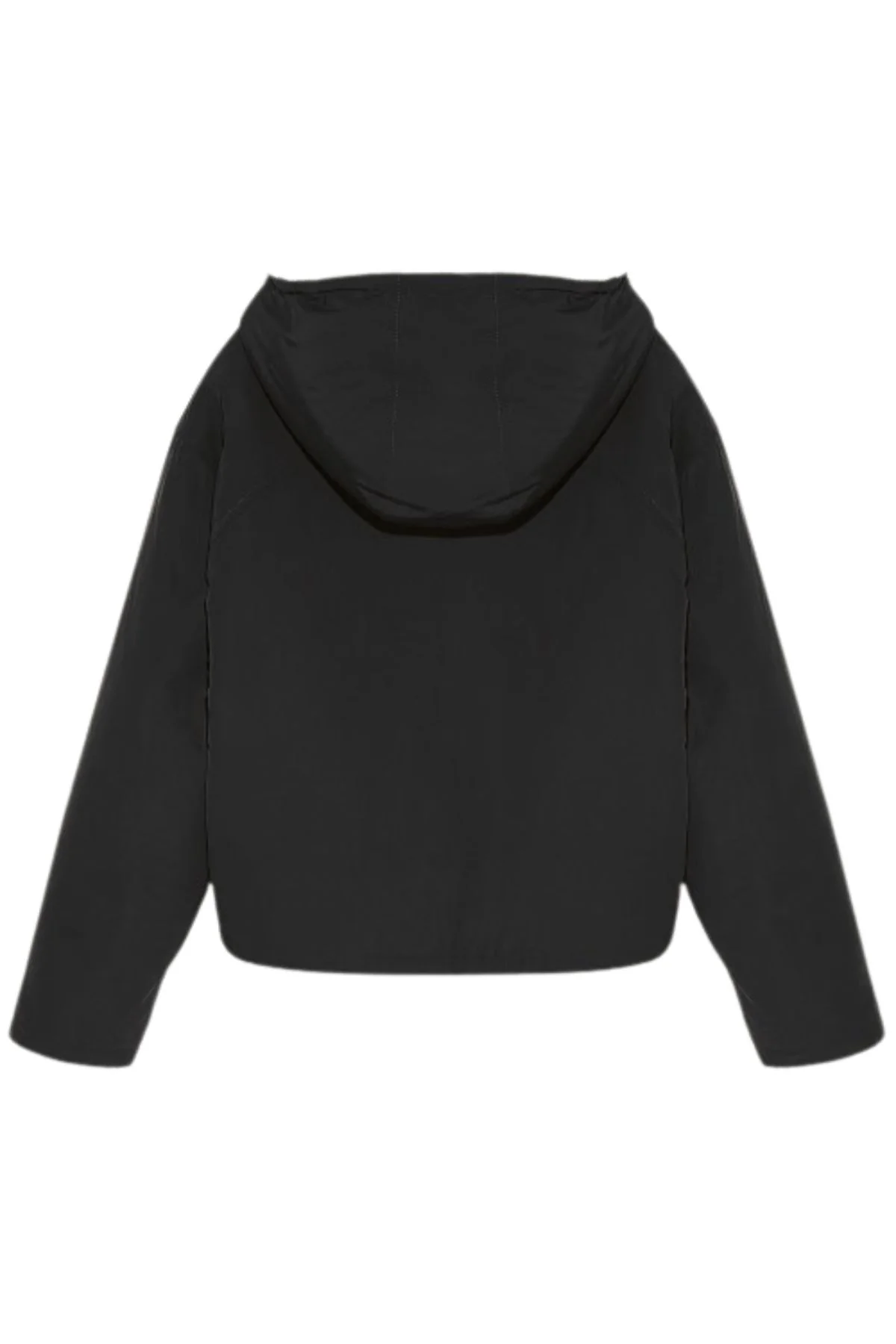 Yves Salomon Reversible Shearling Hooded Parka - Black/ Ivory - Image 3